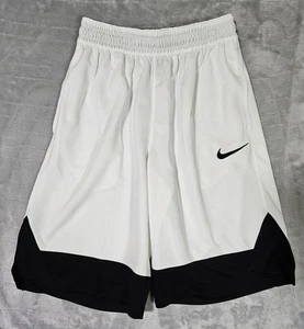 Pantalones Cortos de Baloncesto Nike Icon Dri-Fit 11" Para Hombre Talla Pequeña Blanco/Negro - Imagen 1 de 10
