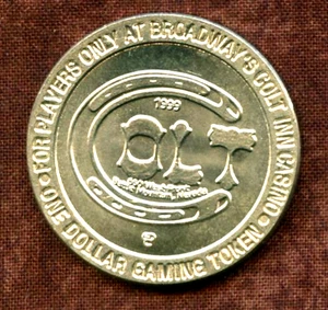1, $1.00 Gaming Token.  Broadway's Colt Inn, Service Center & Casino - Picture 1 of 2