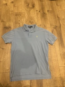 ⭐️Herren Polo Ralph Lauren Poloshirt Gr. Medium Classic Fit Hellblau - Bild 1 von 6