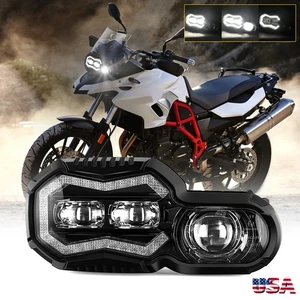 Faro LED alto-bajo DRL más nuevo para BMW F650GS 2008-12 F700GS 03-18 F800GS 08-18 - Imagen 1 de 16