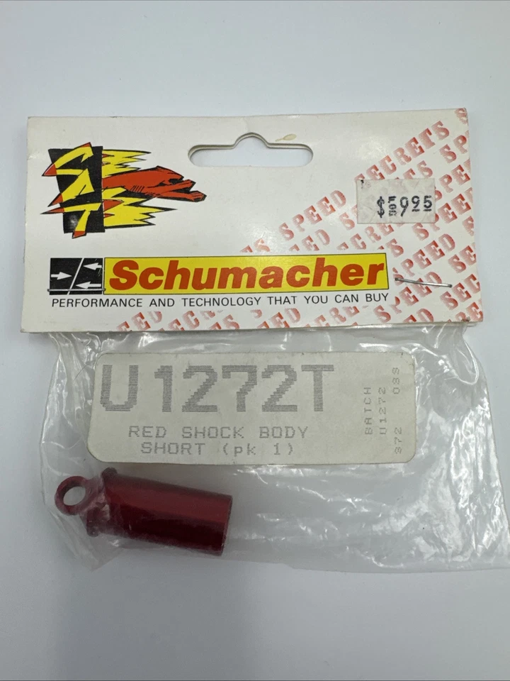 Pantalón corto vintage Schumacher rojo Shock Body U1272T Foto 1 de 1