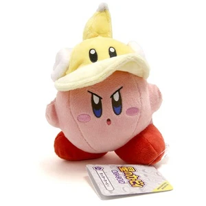 Official KIRBY CUTTER Kirby 5 in. Plush San-Ei (Kabi Katta All Star Collection) - Picture 1 of 3
