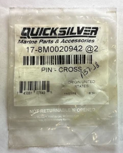 Quicksilver Mercury Marine Mercruiser OEM Parte 17-8M0020942 Pin Cross - Imagen 1 de 5