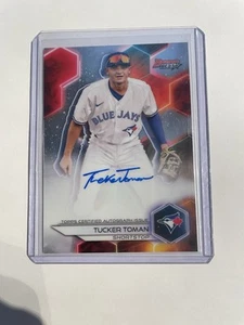 2023 Bowman's Best - Tucker Toman Base Auto #B23-TT Toronto Blue Jays (AU, RC) - Bild 1 von 2
