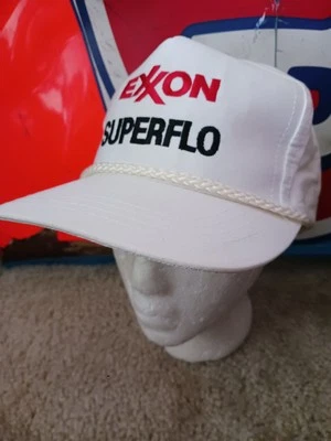 Sombrero de cuerda vintage Exxon Superflo Hendrick Motorsports Victory Lane NASCAR Waltrip Foto 1 de 4