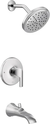 Moen UTS3203 Doux M-CORE 3-Series 1-Handle Tub and Shower Trim Kit, Chrome - Image 1 of 4