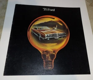 Vintage 1971 Ford Brochure Booklet Car Auto Catalog - Picture 1 of 7