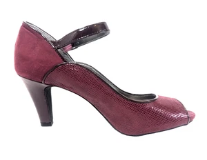 Karen Scott Maryjane Heels, Burgundy Red size 8 NIB - Picture 1 of 5