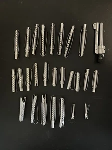 VINTAGE 1950s metal Pro Curler plus 26 Hair Curlers Rods Aluminum - Picture 1 of 5