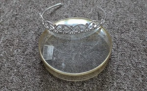 Sterling Silver Sparkling Richard Jon Sasha Bridal tiara - Picture 1 of 4
