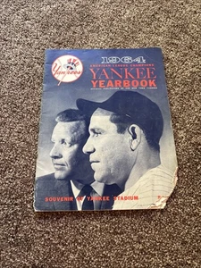 1964 New York Yankees Jahrbuch Yogi Berra/Whitey Ford mit Spielplan Ticketpreise - Bild 1 von 9