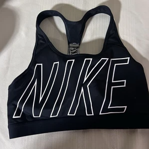 Nike Pro Dri Fit Racerback Sport-BH Damen Gr. Medium schwarz Fitnessstudio sportlich - Bild 1 von 3
