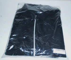 BOOHOO MAN FULL ZIP COLLARED JACKET PANTS TRACK SET MEDIUM RED BLACK NEW SEALED - Picture 1 of 3