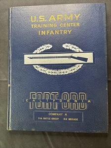 US Army Training Center Fanteria FORT ORD Libro Compagnia A 11 Battaglia 3a Brigata - Foto 1 di 15