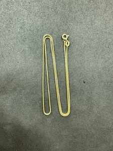 2.7g Vintage Sterling Silver 925 Gold Wash Box Chain 18” Jewelry lot I - Picture 1 of 6