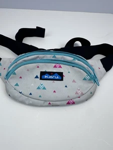 Kavu CANVAS SPECTATOR Waist Pack Belt Bag Fanny Pack Pouch ICY TERRAIN - Picture 1 of 6