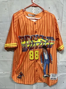 Headgear Classics Back To The Future Baseball Jersey Marty Mcfly Shirt #88 L NWT - Picture 1 of 7