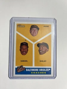 2009 Topps Heritage Short Print Baltimore Orioles Coaches - Picture 1 of 2