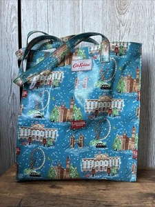 Cath Kidston Winter / Christmas London Landmarks Shopping Bag / Tote Bag - Picture 1 of 9