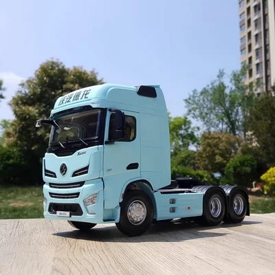1/24 Scale SHACMAN X6000 Truck Blue Diecast Car Model Toy Collection Gift  - Image 1 of 4