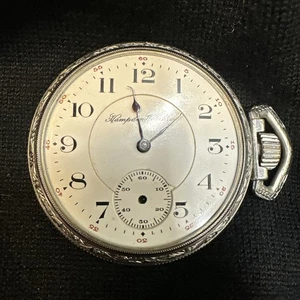 VTG Hampden Watch Co. Pocket Watch-Canton, Oh. Not Working-For Repair,Parts Only - Picture 1 of 11