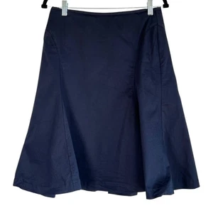 Esprit Collection Gonna Svasata A-Line Blu Navy Taglia 6 Ufficio Sirena Academia - Foto 1 di 6