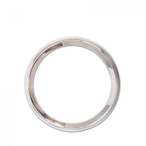 Chrome Modern Single 2 inch Small Trim Ring - Picture 1 of 1