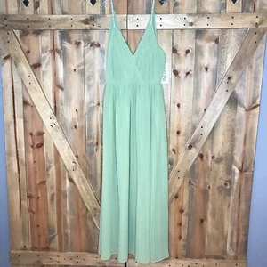 Bari Jay Sage Green Bridesmaid Formal Prom Gown Formal 14 - Picture 1 of 8