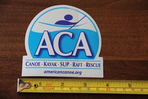 AMERICAN CANOE ASSOCIATION ACA Aufkleber Aufkleber NEU - Bild 1 von 1