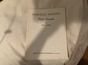 Bohuslav Martinu First Sonata Für Flöte Und Klavier - Bild 1 von 3