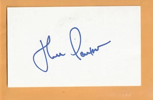 John Paxson Chicago Bulls AUTO Signed 3x5 card Notre Dame Fighting Irish - Picture 1 of 2