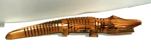 CAIMÁN ARTICULADO MADERA DE COLECCIÓN 12" - Imagen 1 de 9