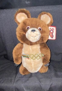 12” Dakin 1980 Moscow Olympic Games Misha Bear Mascot Plush Stuffed 1979 - Picture 1 of 4