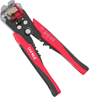 Self Adjusting Wire Stripper LEENUE Auto Wire Stripper Tool For Electrical Wire • 15.53£