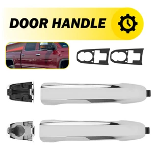 Fit 15-21 GMC Sierra 3500 HD Base Outside Exterior Door Handle Front+Rear RH 2x - Picture 1 of 10