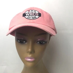 Waco Texas Pink Adjustable Strapback Hat Cap - Picture 1 of 7