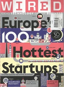WIRED MAGAZINE, EUROPE'S 100 HOTTEST STARTUPS, 2013 ~ - Picture 1 of 1