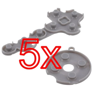 5 X Tastengummis Gummi Pads Rubber Reparatur Set Microsoft Xbox 360 Controller - Bild 1 von 2
