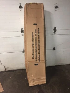 K-Flex Usa 1-5/8" x 6 ft. Elastomeric Pipe Insulation, 1/2" Wall, 6RX048158 19PC - Picture 1 of 10