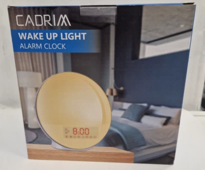 Wake up Licht Lichtwecker, Tageslichtwecker Cadrim Radiowecker Sonnenaufgang - Bild 1 von 4
