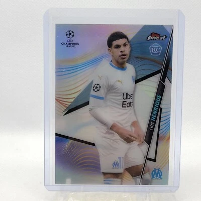2020-21 Topps Finest UCL Luis Henrique Chrome Refractor RC - Image 1 of 2