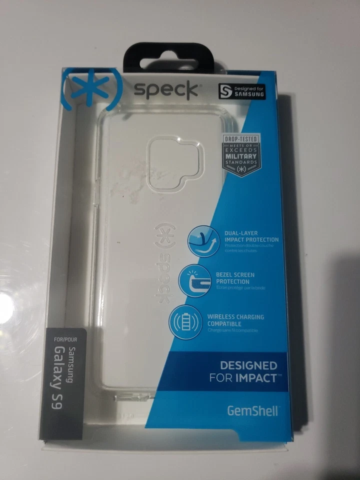 Funda Carcasa Teléfono Speck Samsung Galaxy S9 Transparente Doble Capa Protección Pantalla  Foto 1 de 3