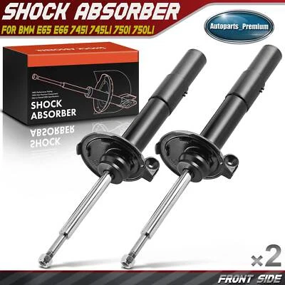 2Pcs Front Shock Strut for BMW E65 E66 745i 2002-2005 745Li 750i 750Li 2006-2008 - Image 1 of 4