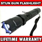 Metal MILITARY Stun Gun  999 Million Volt  Rechargeable LED  Flashlight + Case NEW