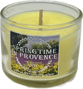 Bath & Body Works Springtime in Provence Mini 1-Docht-Kerze, 1,3 oz, 2014 - Bild 1 von 4