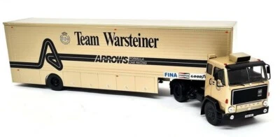 1981 VOLVO F89 Team Arrows Race Transport au 1/43 IXO TTR023 - Image 1 of 4