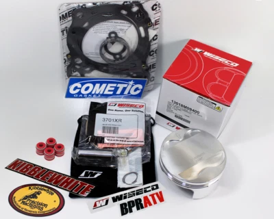 Suzuki DRZ400 DRZ 400 94mm +4 Big Bore Wiseco Piston 12.5:1 Cometic Gasket Seals - Image 1 of 4