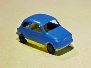 2 INCH 1968 Fiat 500 PEZ CGGC Italy 1/72 Plastic MINT Loose - Picture 1 of 5