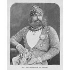 JASWANT SINGH II His Highness the Maharaja of Jodhpur - Antique Print 1883