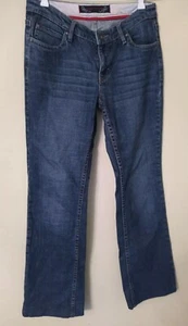 Ladies Esprit De Corps Blue Denim Jeans Sz 10 W30-32 L32.5 - Picture 1 of 9